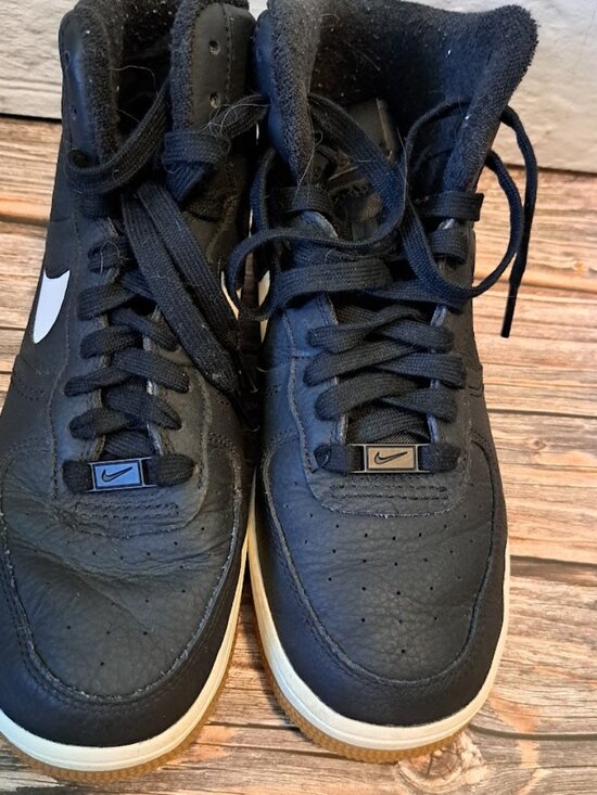 Nike Air Force 1 High Sculpt mens size 8 high top sneakers black and white main image 4